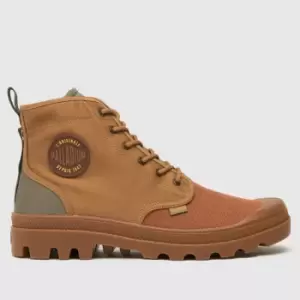 Image of Palladium Tan Pampa Shade 75 Trainers