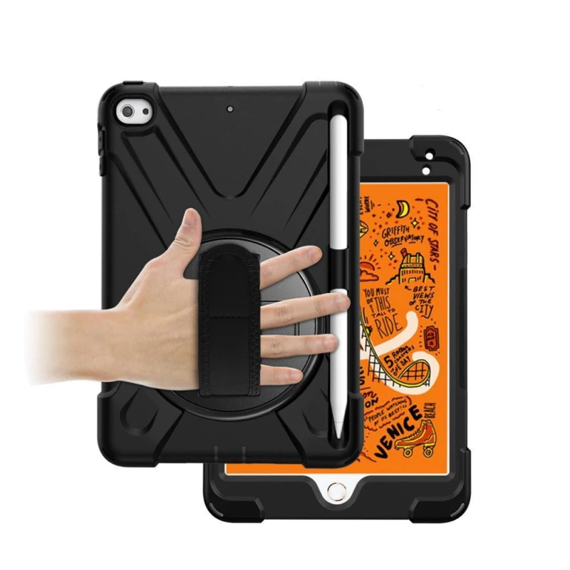 Image of eSTUFF AUSTIN Defender Case for iPad Mini 5/4 - Black