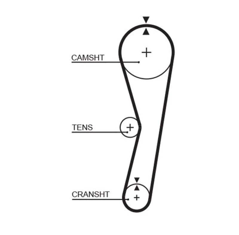 Image of GATES Timing Belt GATES 5127