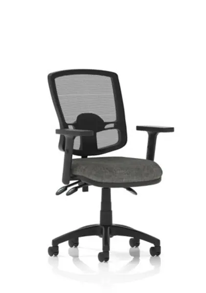 Image of Eclipse Plus III Deluxe Mesh Back With Charcoal Seat With Height Adjustable Arms