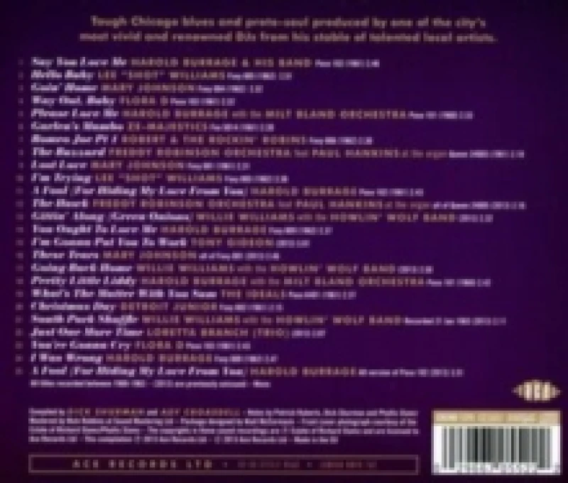 Image of Foxy R&B: Richard Stamz Chicago Blues CD / Album