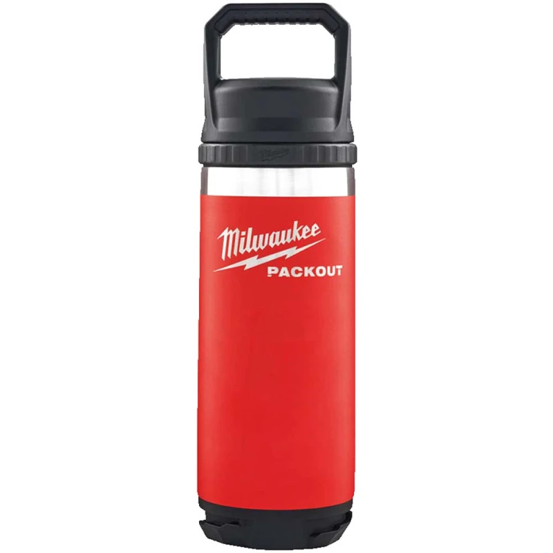 Image of Milwaukee Packout Drinks Bottle Chug Lid Red 532ml 4932493991
