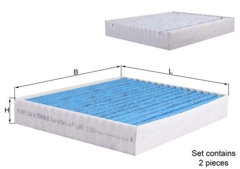 Image of MAHLE Pollen filter MAHLE LAO 1151/S