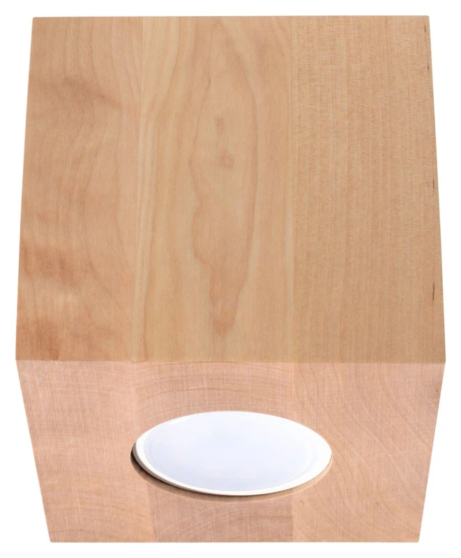 Image of SOLLUX Premium Quality Natural Wood Boho LED Ceiling Lamp - GU10