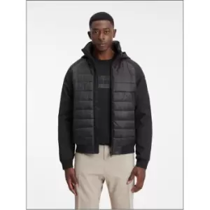 Image of Calvin Klein Essential Mix Media Jacket - Black