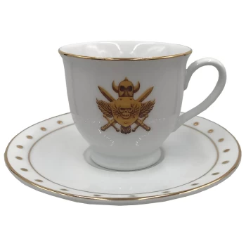 image of Factory Entertainment Masters Of The Universe: Revelation Castle Grayskull Crest Cup & Saucer Set