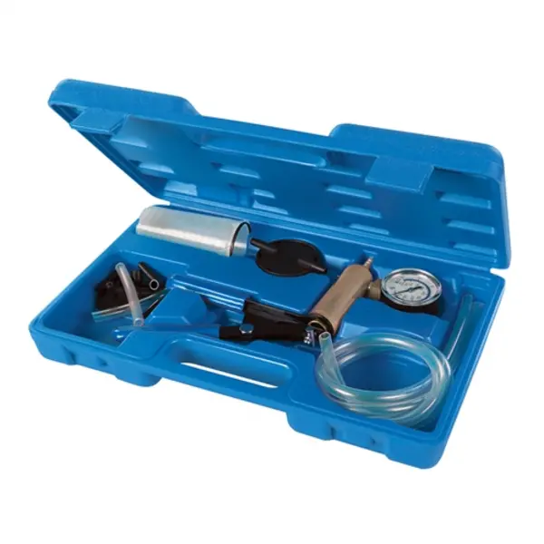 Image of Silverline Vacuum Tester & Brake Bleeding Kit 16pce - 16pce 734801