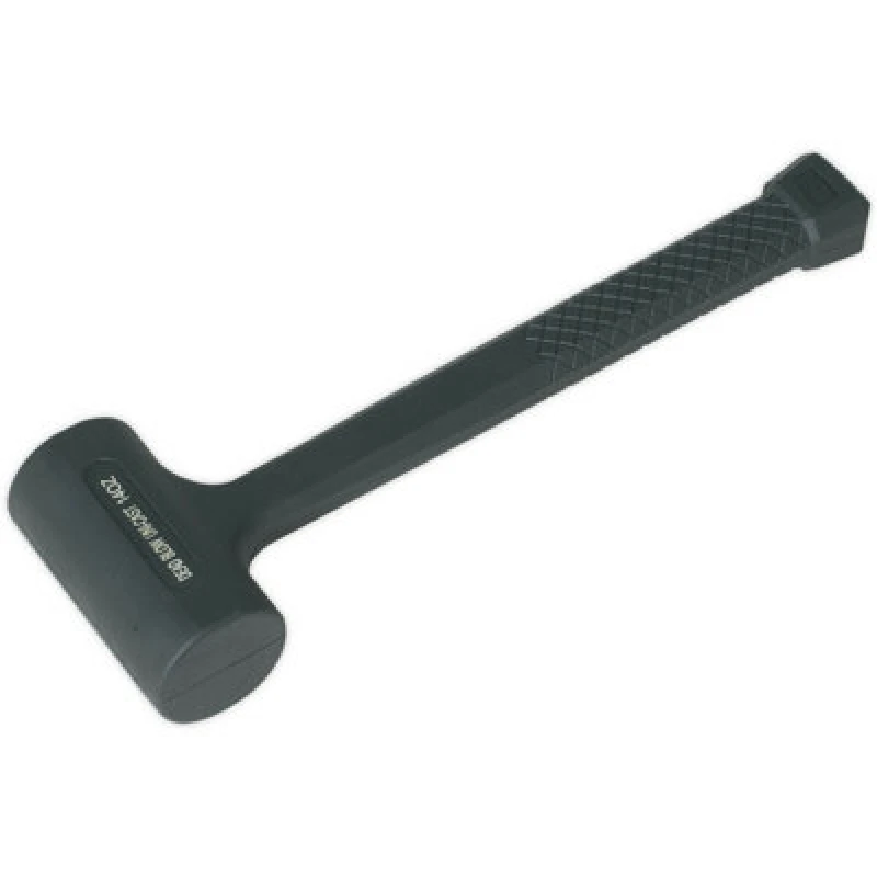 Image of Loops 1lb Dead Blow Hammer - Shot Loaded Rubber Head Mallet - 450g Anti-Rebound Hammer Multi