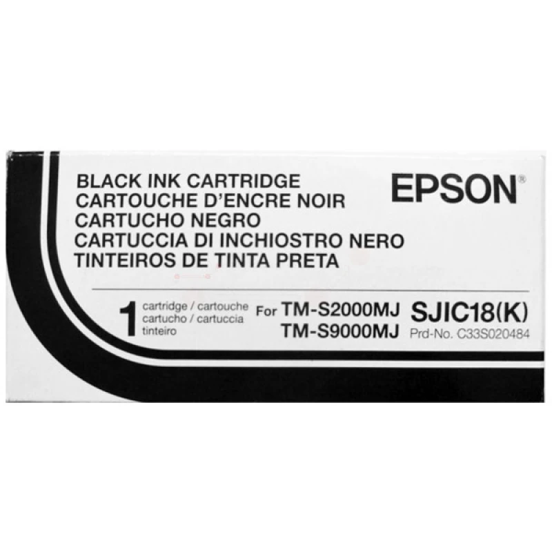 Image of Epson SJIC18 Black Ink Cartridge (Original)