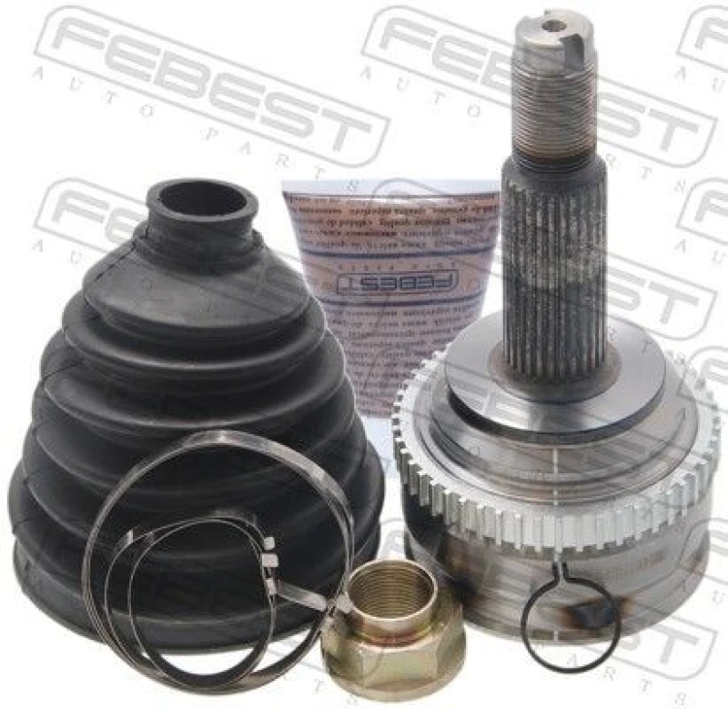 Image of FEBEST 1410-RODA52 Joint, drive shaft Wheel Side, with ABS sensor ring Joint,drive shaft (236)