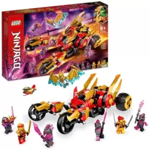 image of LEGO NINJAGO Kai's Golden Dragon Raider Car Toy Set 71773