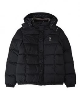 Image of U.S. Polo Assn. Flexi Style Heavy Padded Jacket - Black Size M Men