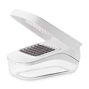 Image of OXO Good Grips Vegetable Chopper with Easy-Pour Opening, White