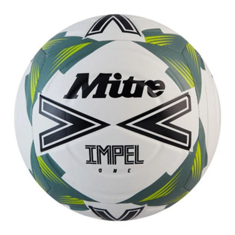 Image of Mitre Impel One 2024 Football White/black/green (5)