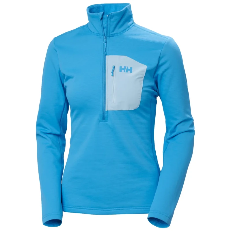 Image of Womens 1/2 zip training jacket Helly Hansen Versalite Bleu Female XS