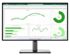 image of Lenovo ThinkVision 27" P27q-30 Quad HD LED Monitor