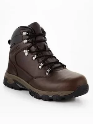 Image of Regatta Tebay Leather Boots, Brown, Size 11, Men
