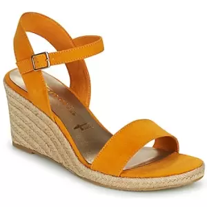 image of Tamaris LIVIAN womens Sandals in Yellow,6,6.5