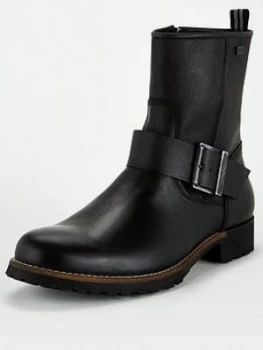 Image of Barbour International Rico Biker Boot - Black, Size 10, Men