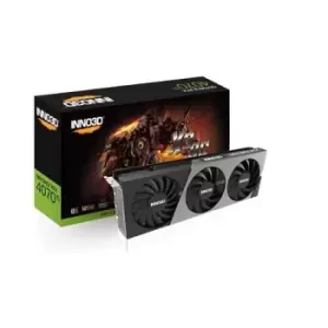 image of Inno3D Geforce RTX 4070 ti x3 oc NVIDIA 12 GB GDDR6X