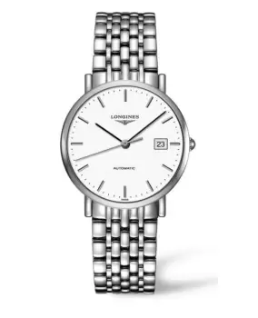 image of Longines Elegant Collection Mens Watch L4.810.4.12.6 L4.810.4.12.6