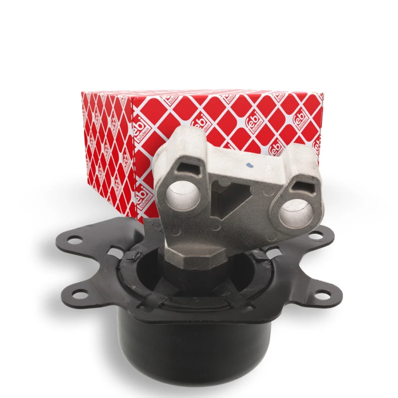 Image of FEBI BILSTEIN 32012 Engine mount Left Front, Rubber-Metal Mount Aluminium, Elastomer Engine Mounting (247)