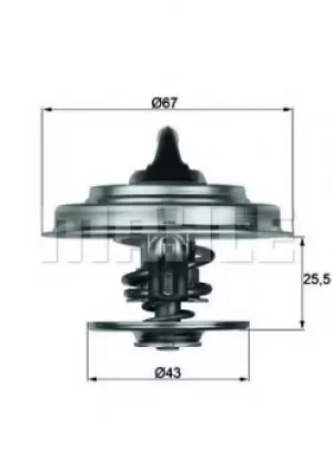 Image of Car TX-18-87D 70807782 by MAHLE Original