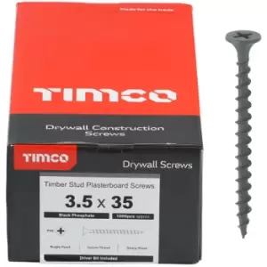 Image of Timco Drywall Bugle Head Screws (Coarse Thread) - 3.5 x 35 (1000 pack)