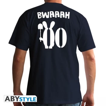 Image of Lapins Cretins - Euro Mens X-Large T-Shirt - Navy