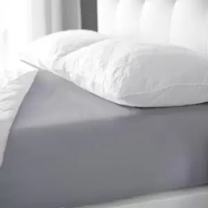Image of Magna King Grey Super Soft Microfibre Fit Sheet