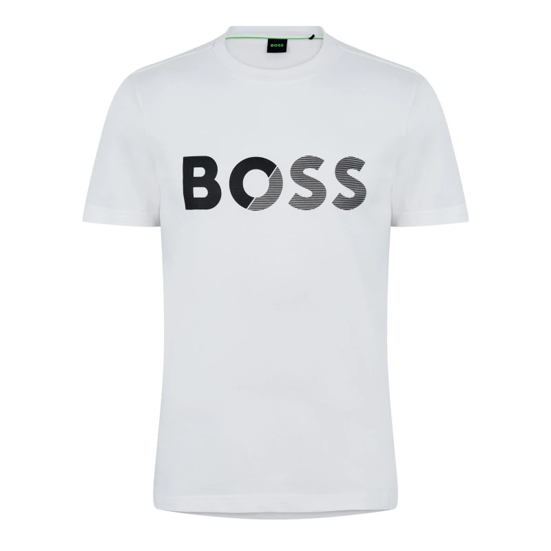Image of Boss Boss Tee Tape Logo 10269604 01 - White White XL