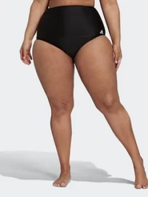 Image of adidas Sh3.ro Tankini Bottoms (plus Size), Black/White, Size 1X, Women