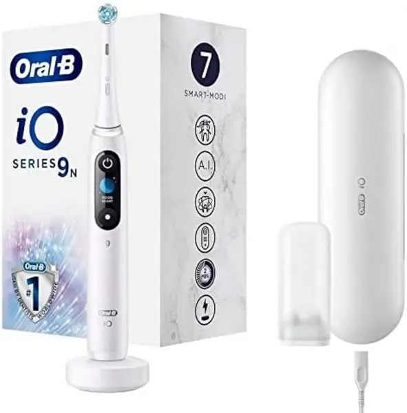Image of Oral B iO 9 Series White Electric Toothbrush