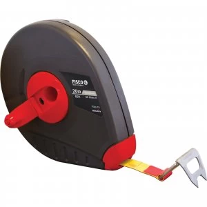 image of Fisco Futura Fibreglass Tape Measure Imperial & Metric 66ft / 20m 13mm