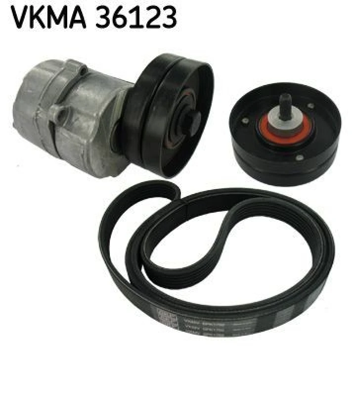 Image of SKF V-Ribbed Belt Set SKF VKMA 36123