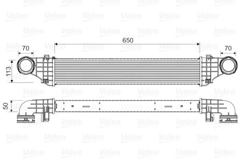Image of Intercooler VALEO 818337