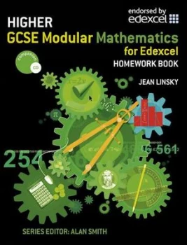 Image of Higher Gcse Modular Maths for Edexcel Homework Book by Jean Linsky Paperback