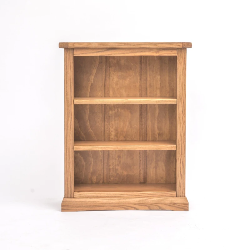 Image of Cabinet Bits Bookcase with Plinth 90x70x25cm in Light Brown Size: 90 x 70 x 25cm Light Brown Unisex 90 x 70 x 25 cm