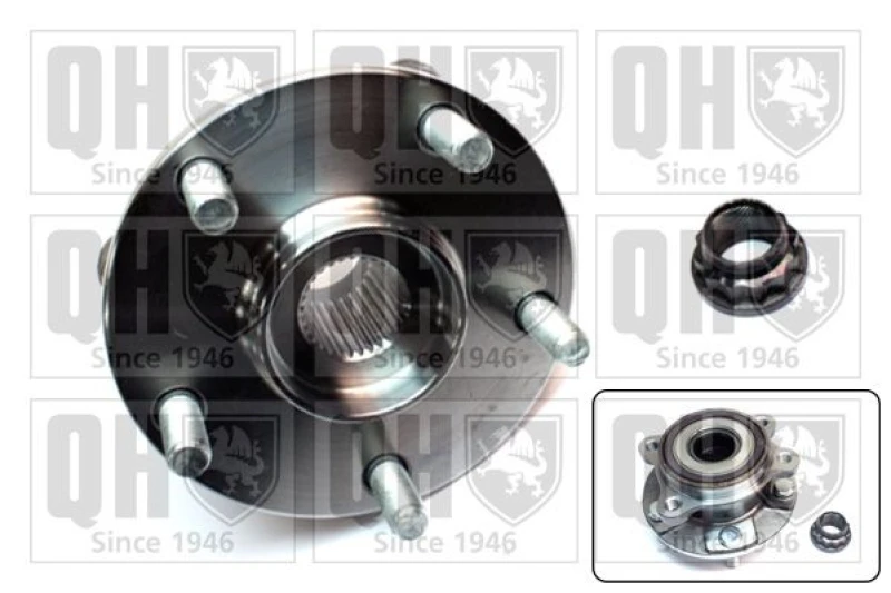 Image of QUINTON HAZELL Wheel bearing kit QUINTON HAZELL QWB1472
