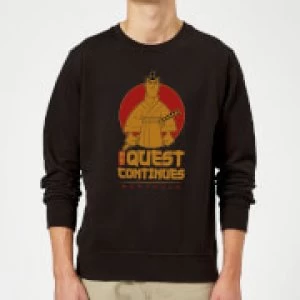 Image of Samurai Jack My Quest Continues Sweatshirt - Black