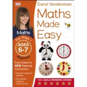 Image of Maths Made Easy Ages 6-7 Key Stage 1 Beginner by Carol Vorderman (Paperback, 2014)