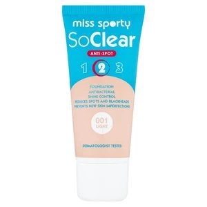 image of Miss Sporty So Clear Foundation Light Nude