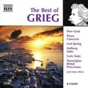 image of The Best of Grieg by Edvard Grieg CD Album