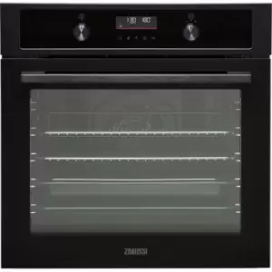 Zanussi ZOHNA7KN Built In Electric Single Oven - Black - A+ Rated