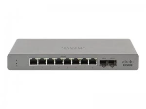 Image of Cisco Meraki Go GS110-8 - Switch - Managed - 8 X 10/100/1000 + 2 X Sfp