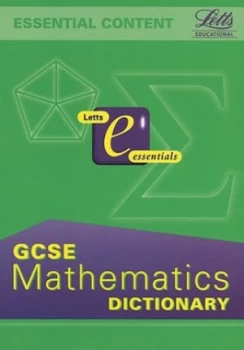 Image of Gcse Mathematics Dictionary by Fiona C Mapp Book