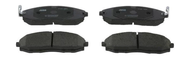 Image of JURID 572442J Brake pad set with acoustic wear warning, without accessories Brake Pad Set,disc brake (402)