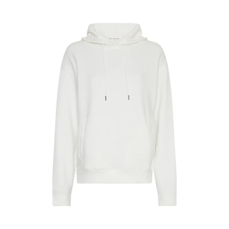 Image of moss copenhagen Womens hooded sweatshirt Moss Copenhagen HIma Q Icon Blanc Female 36/38