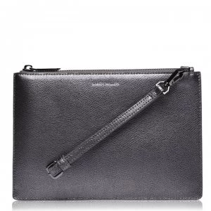 Karen Millen Bennett Pouch - PEWTERMETAL021