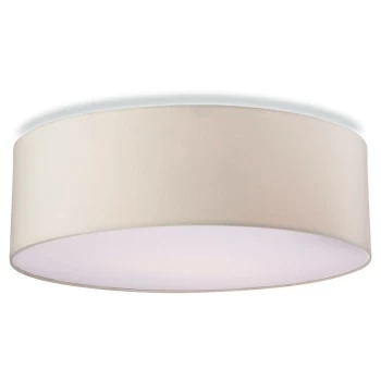 Phoenix - 2 Light Bathroom Flush Ceiling Light Cream IP54, E27 - Firstlight